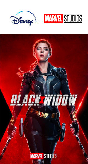 viuda negra poster Marvel