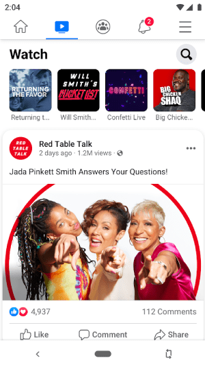 Facebook watch