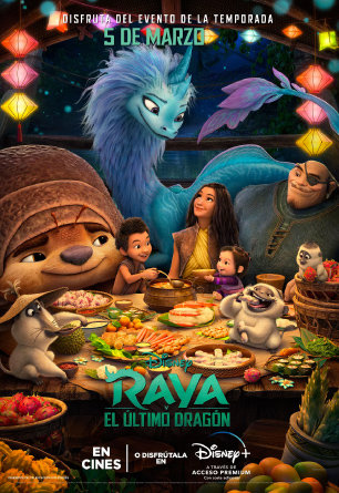raya y el último dragón poster disney plus