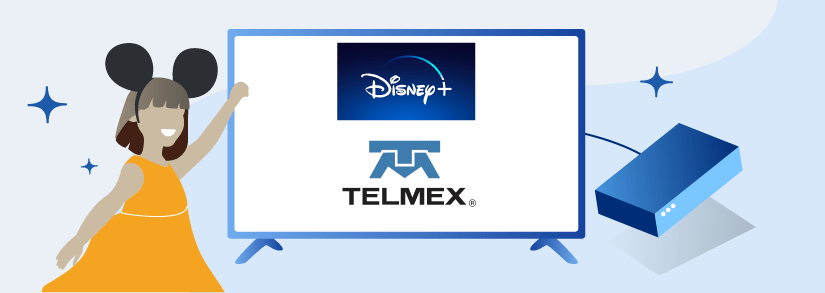 Paquetes Telmex con Disney+ incluido