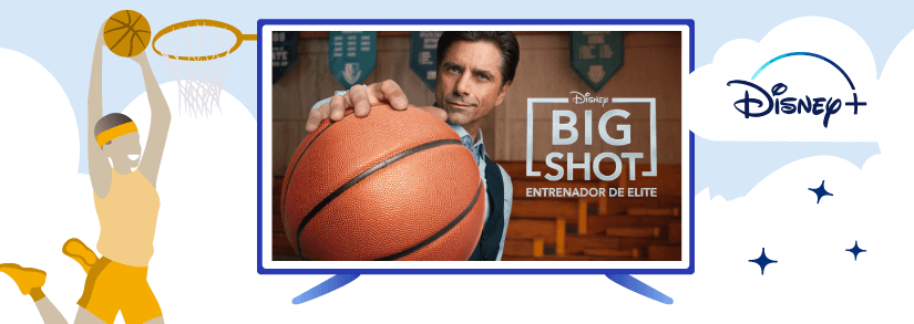 big shot entrenador de elite serie disney plus